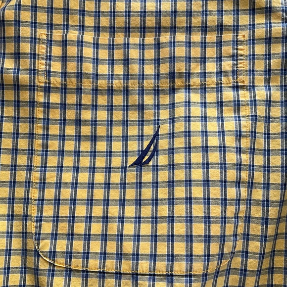 Nautica Long Sleeve Plaid Button Down Shirt - Picture 4 of 8